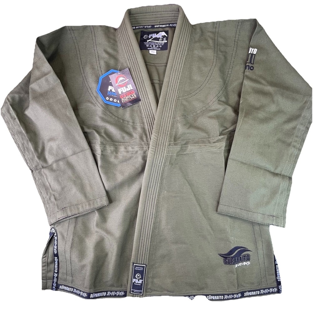 NWT Fuji Suparaito BJJ GI - A2L Army Green A3 GI & Gear - Picture 6 of 12